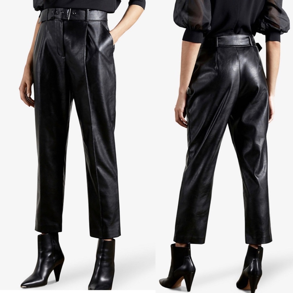 Ted Baker London Black High-Waisted Trousers